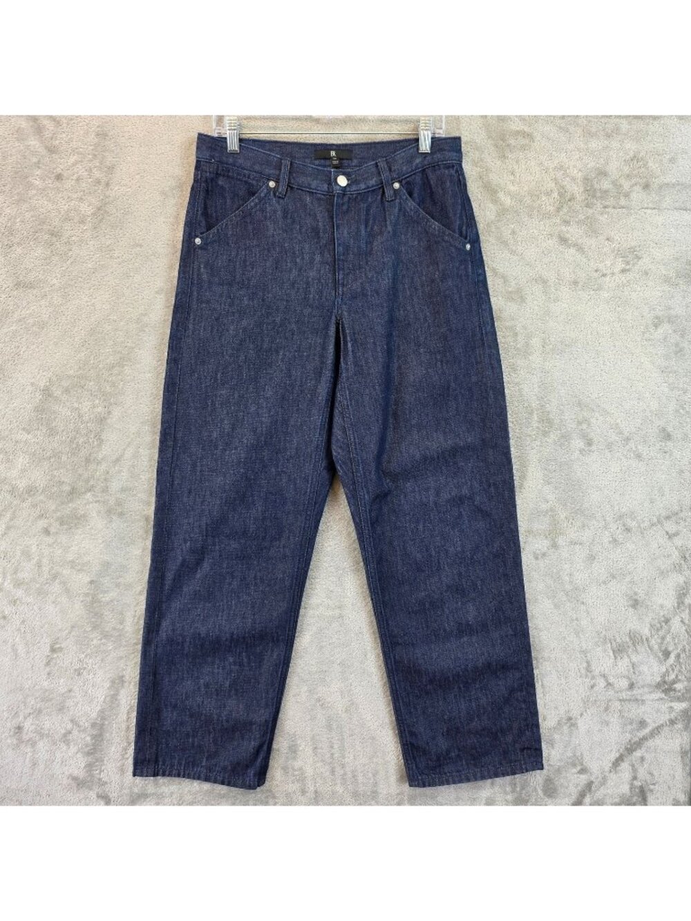 Banana Republic Nesting Slouchy Denim Trouser Jeans Womens 28 Blue High Rise